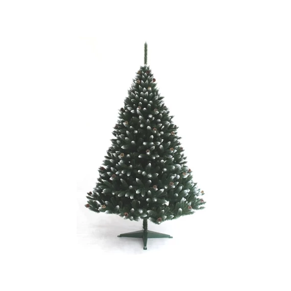 EZÜSTFENYŐ FEHÉR TOBOZZAL - 220 cm