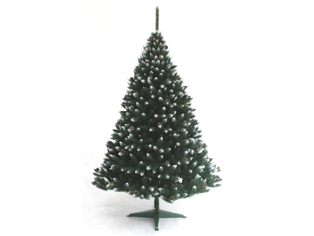 EZÜSTFENYŐ FEHÉR TOBOZZAL - 220 cm