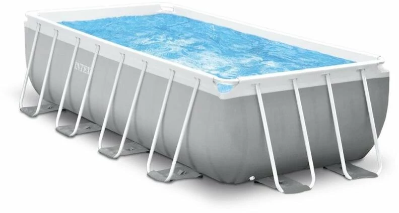 INTEX Prism Frame Frame fémvázas medence szett vízforgatóval, 400 x 200 x 100 cm 26788NP